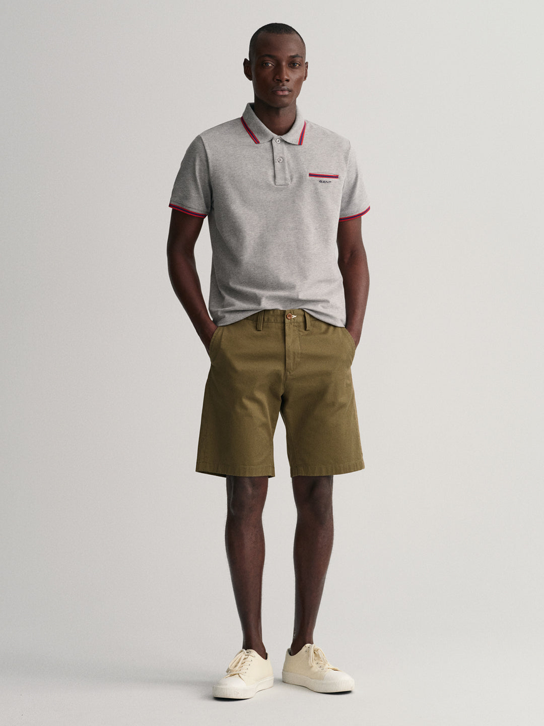 Gant Men Slim Fit Cotton Chino Shorts