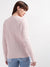 Gant Women Pink Cable Knit Wool Pullover