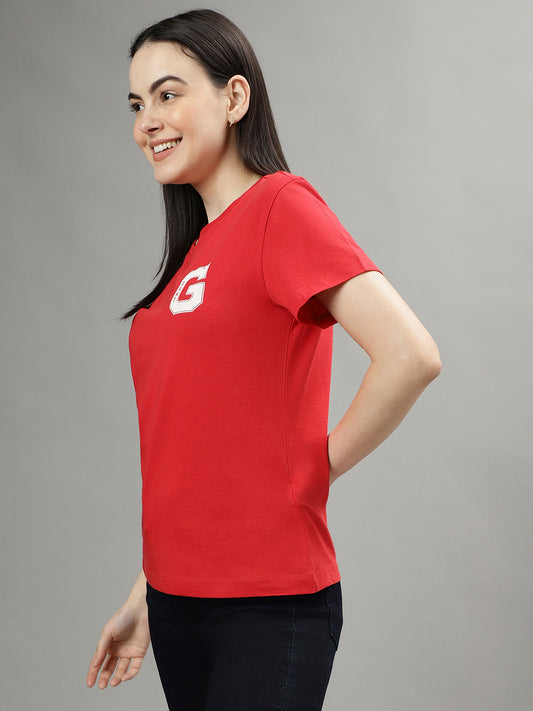 Gant Red Fashion Regular Fit T-Shirt