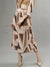 Gant Women Brown Printed Midi Flared Skirt