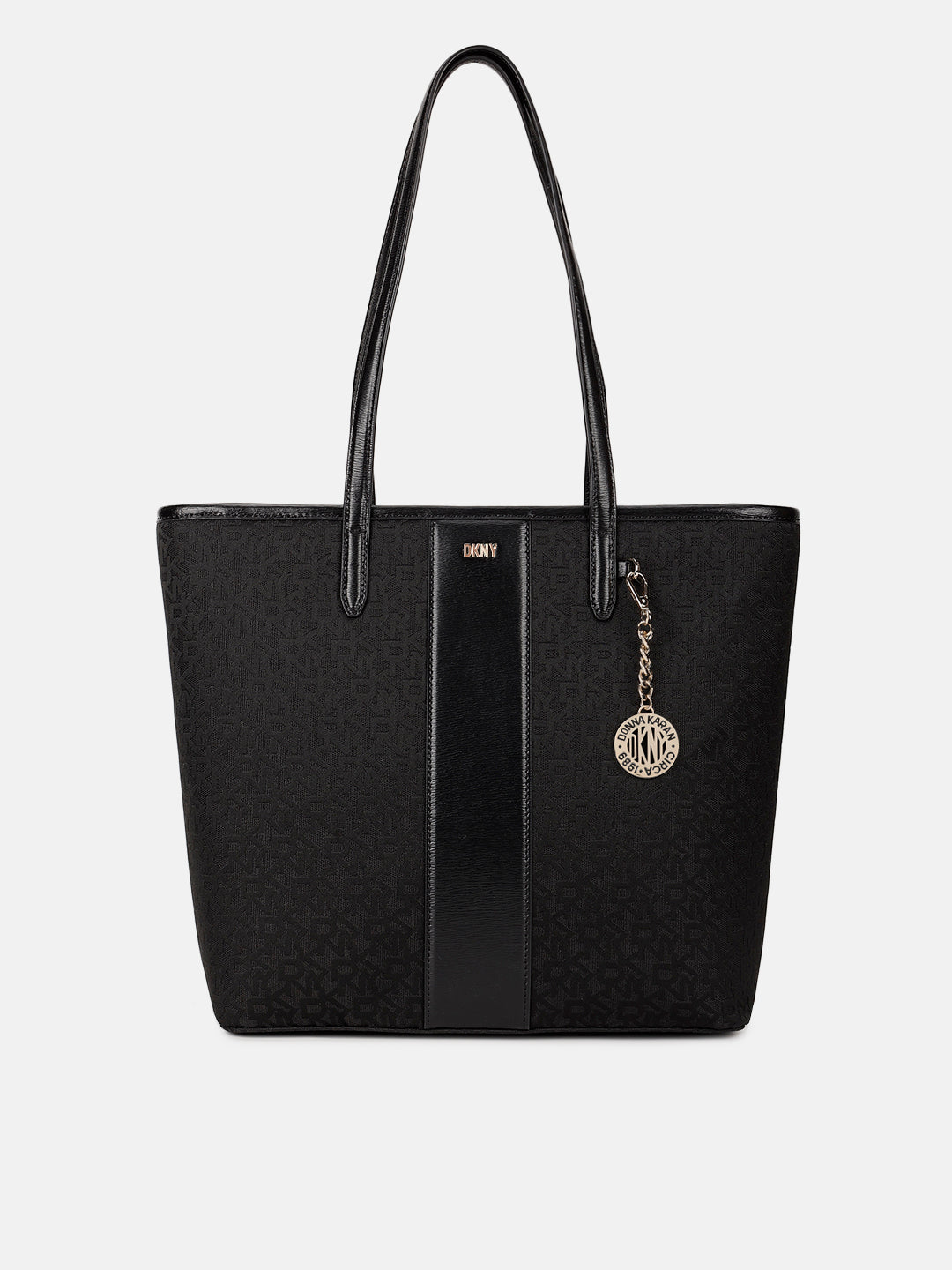 Dkny Women Black Solid Tote Bag