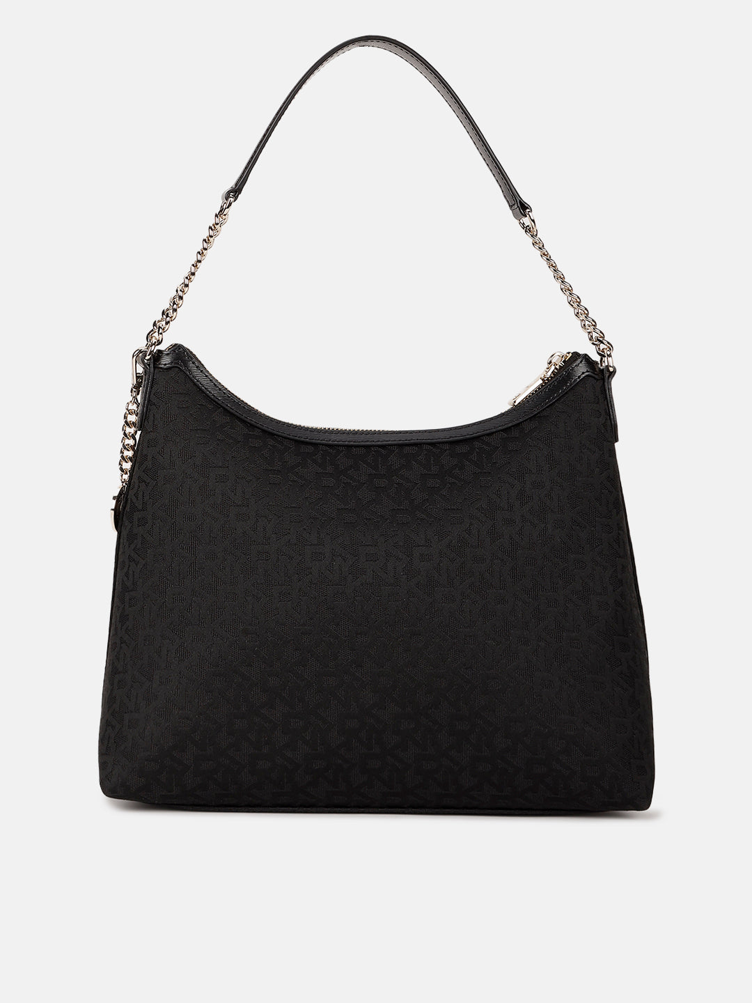 Dkny Women Black Printed Hobo Bag