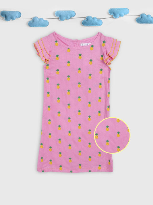 Elle Kids Round Neck Dress