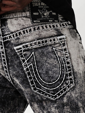 True Religion Super T Skinny Black Mid Rise Jeans