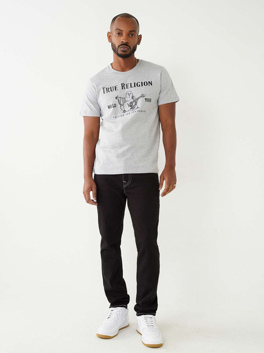 True Religion Men SN Rocco Slim Fit Mid Rise Jeans