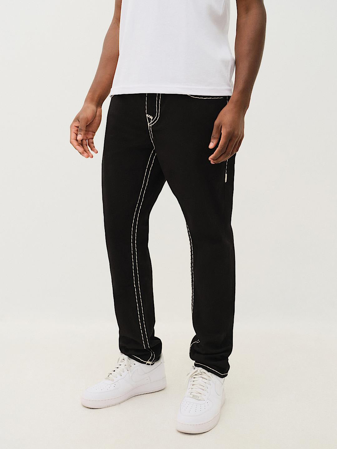 True Religion Men SUPER T Rocco Slim Fit Mid Rise Jeans