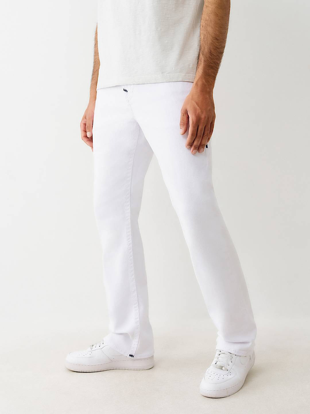 True Religion Men SUPER T Ricky Straight Fit Mid Rise Jeans