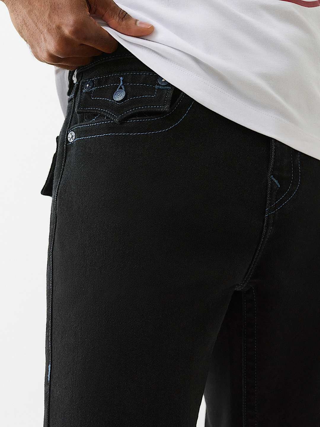 True Religion Men SN Mesh Billy Bootcut Fit Mid Rise Jeans