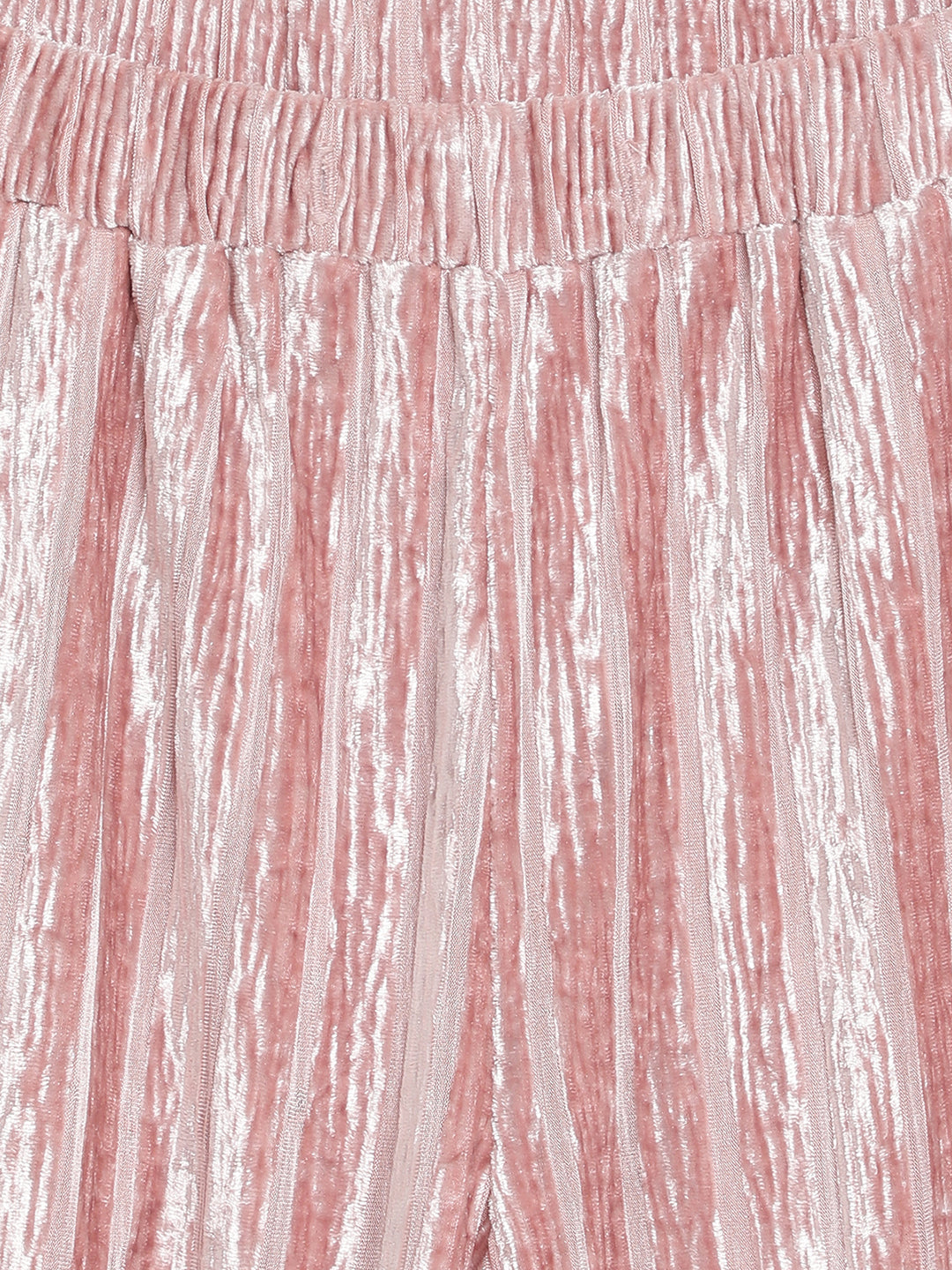 Blue Giraffe Girls Peach Solid Regular Fit Sweatpant