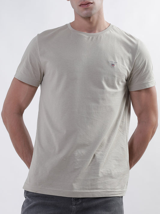 Gant Beige Original Regular Fit T-Shirt