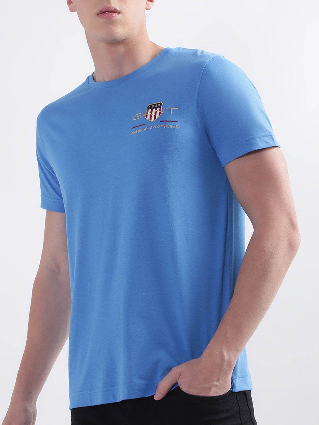 Gant Blue Archive Shield Logo Regular Fit T-Shirt