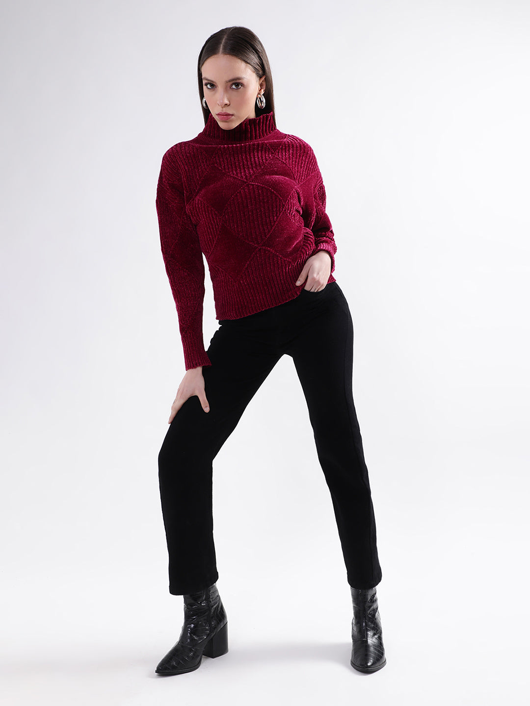 Centrestage Women Round Neck Sweater