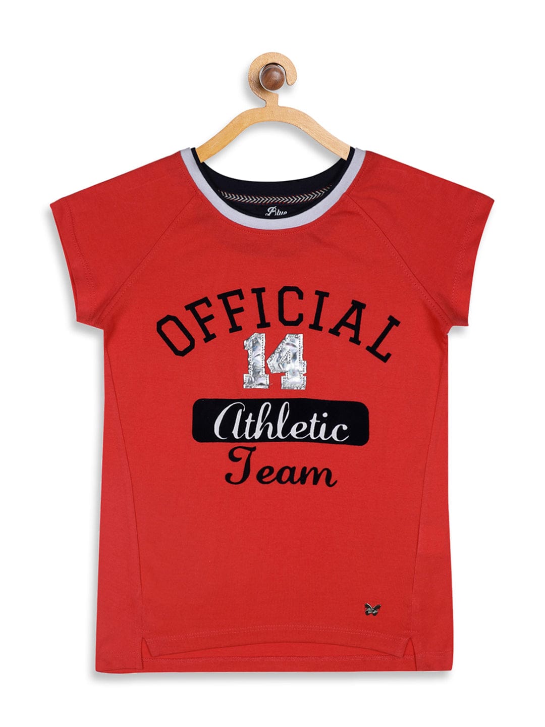 Blue Giraffe Girls Tshirt