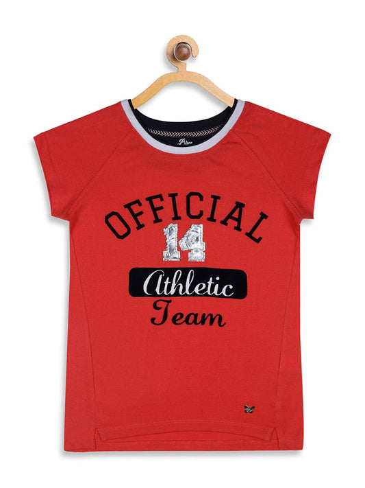 Blue Giraffe Girls Tshirt