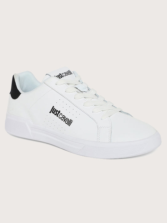 Just Cavalli Men White Sneakers