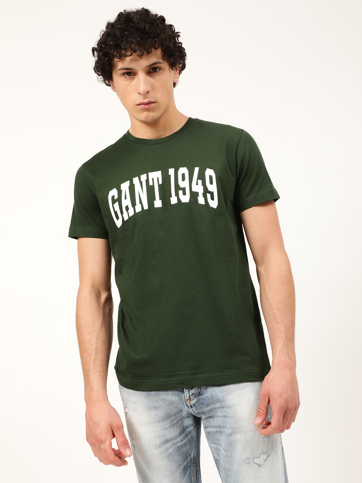 Gant Green Logo Regular Fit T-Shirt