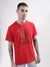 True Religion Red Graphic Logo Regular Fit T-Shirt