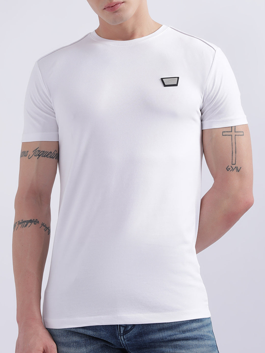 Antony Morato White Slim Fit T-Shirt