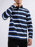 Gant Blue Striped Regular Fit Polo T-Shirt