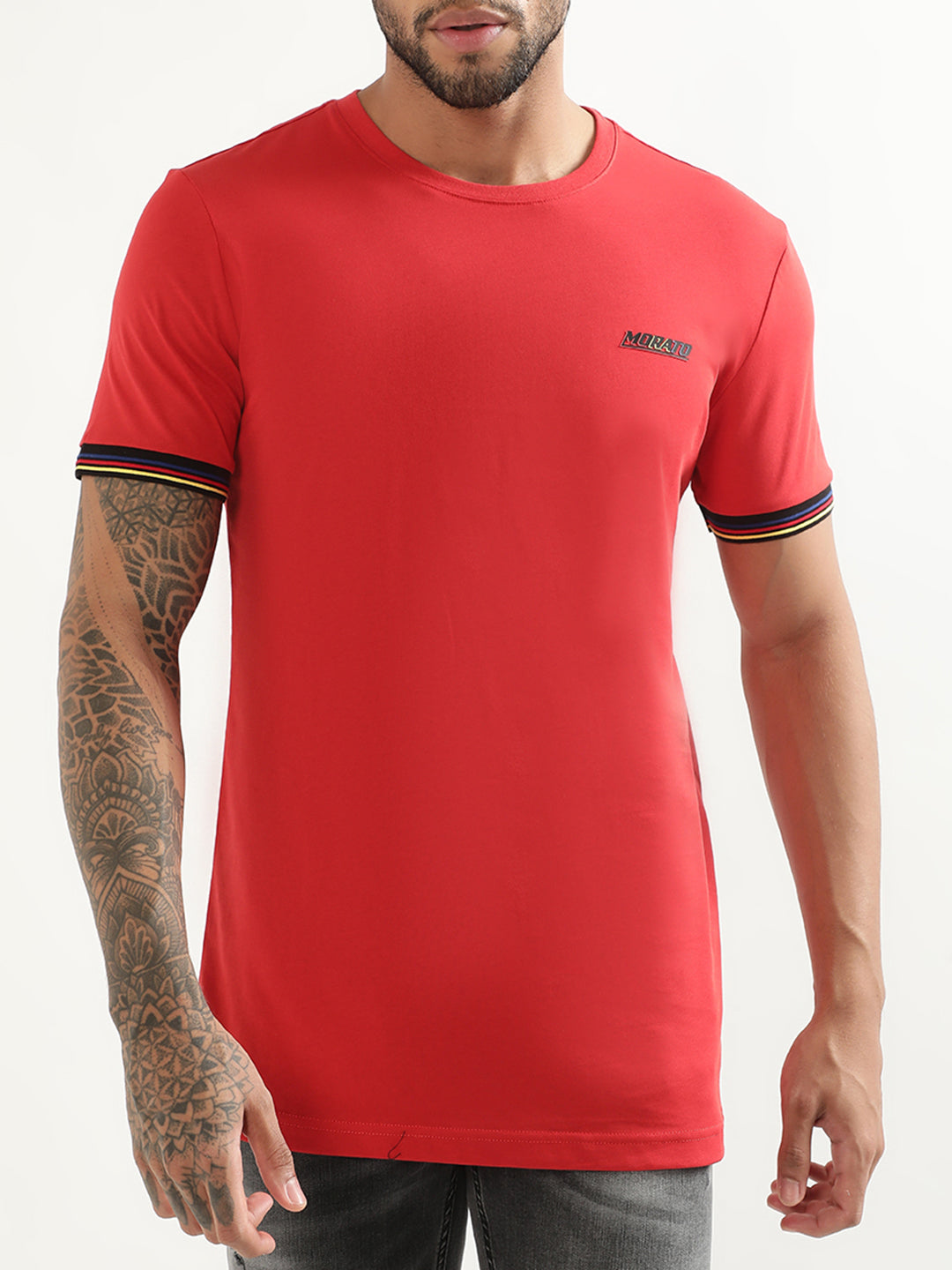 Antony Morato Red Slim Fit T-Shirt