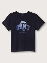 Gant Boys Typography Printed Organic Cotton T-shirt