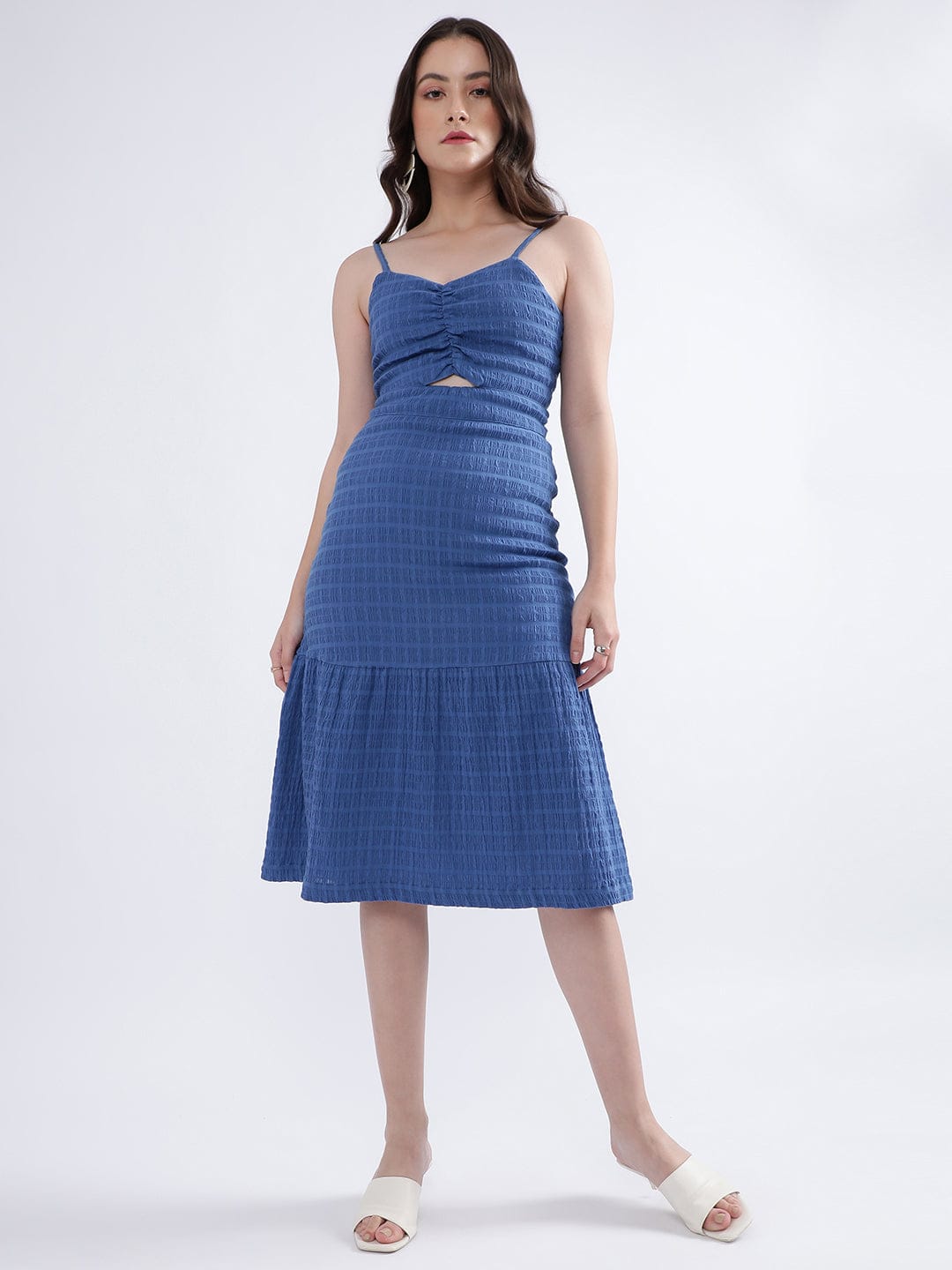 Elle Women Blue Dress