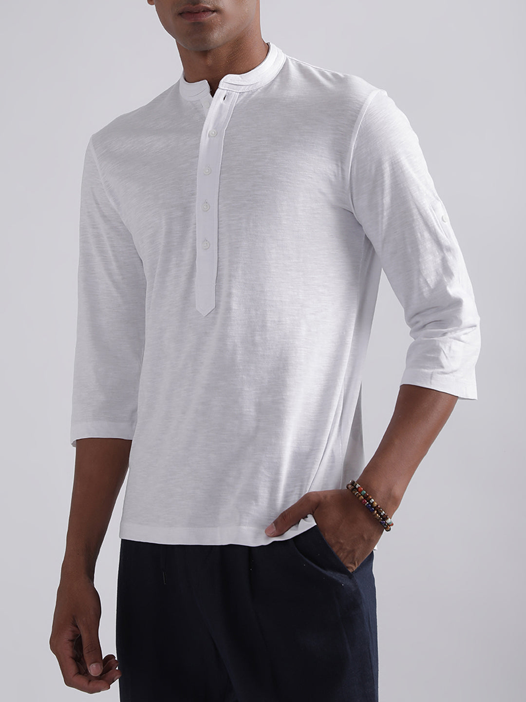 Antony Morato Men Solid Pure Cotton T-Shirt