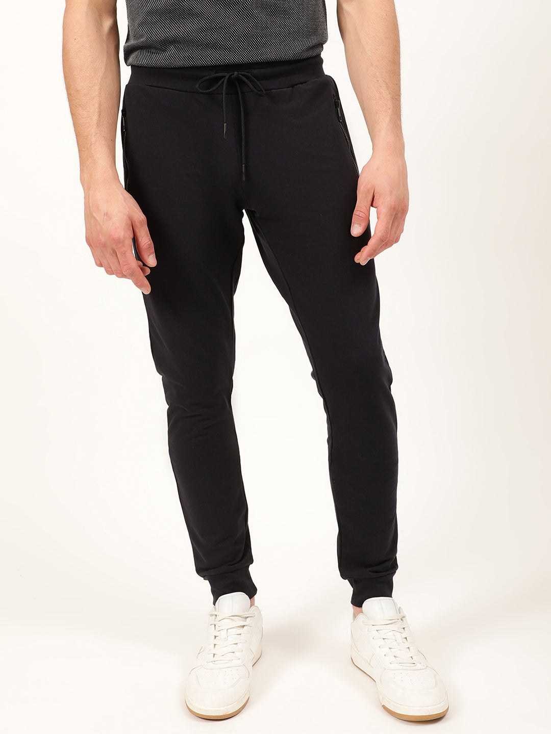 Antony Morato Men Blue Solid Slim-fit Joggers