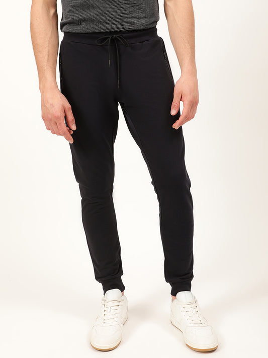 Antony Morato Men Blue Solid Slim-fit Joggers