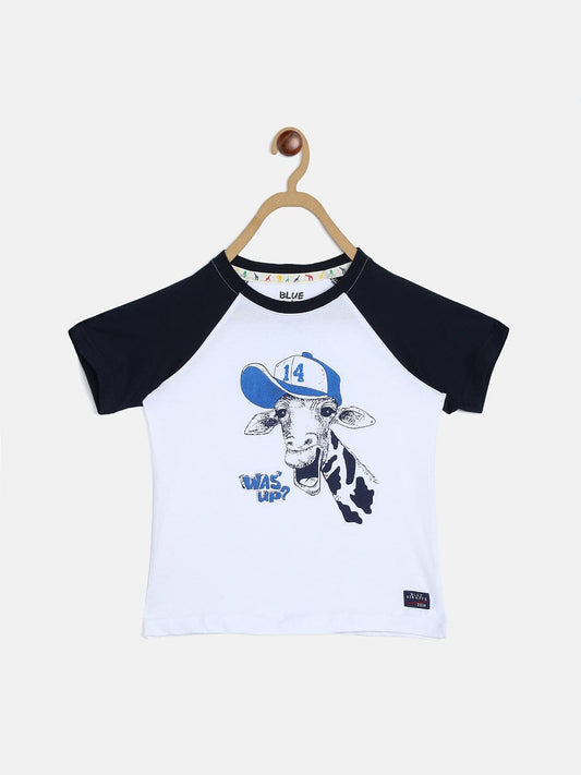 Blue Giraffe Boys Tshirt