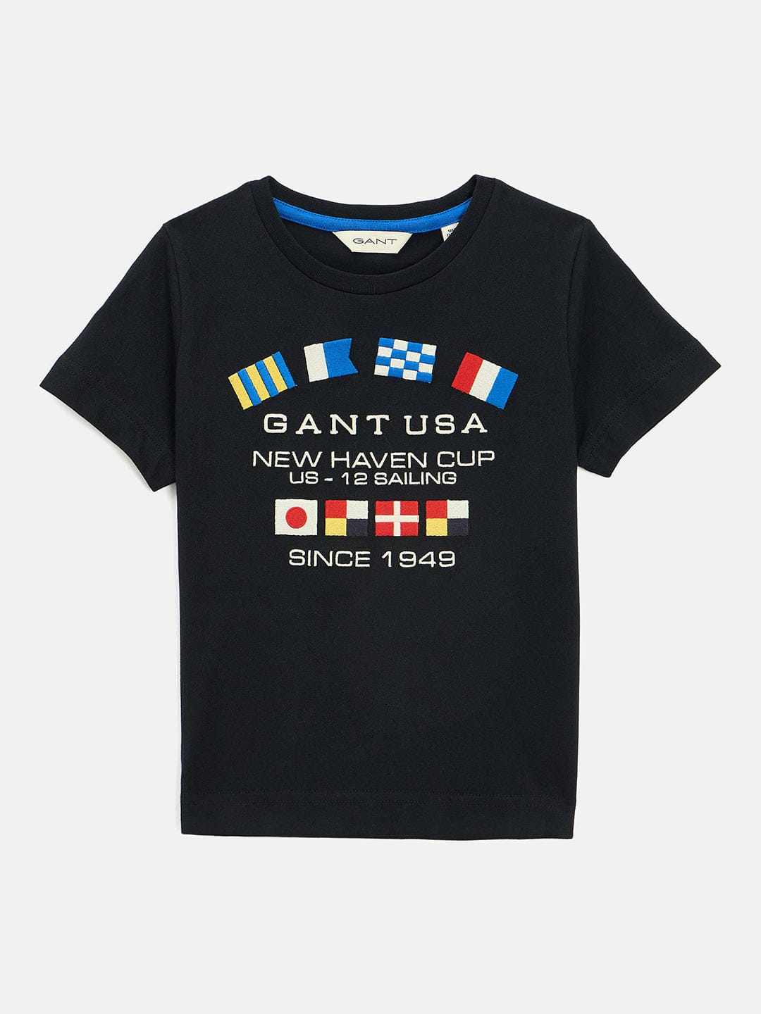 Gant Kids Black Regular Fit Tshirt