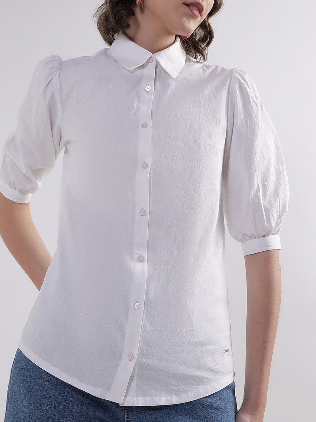 Elle Women White Top