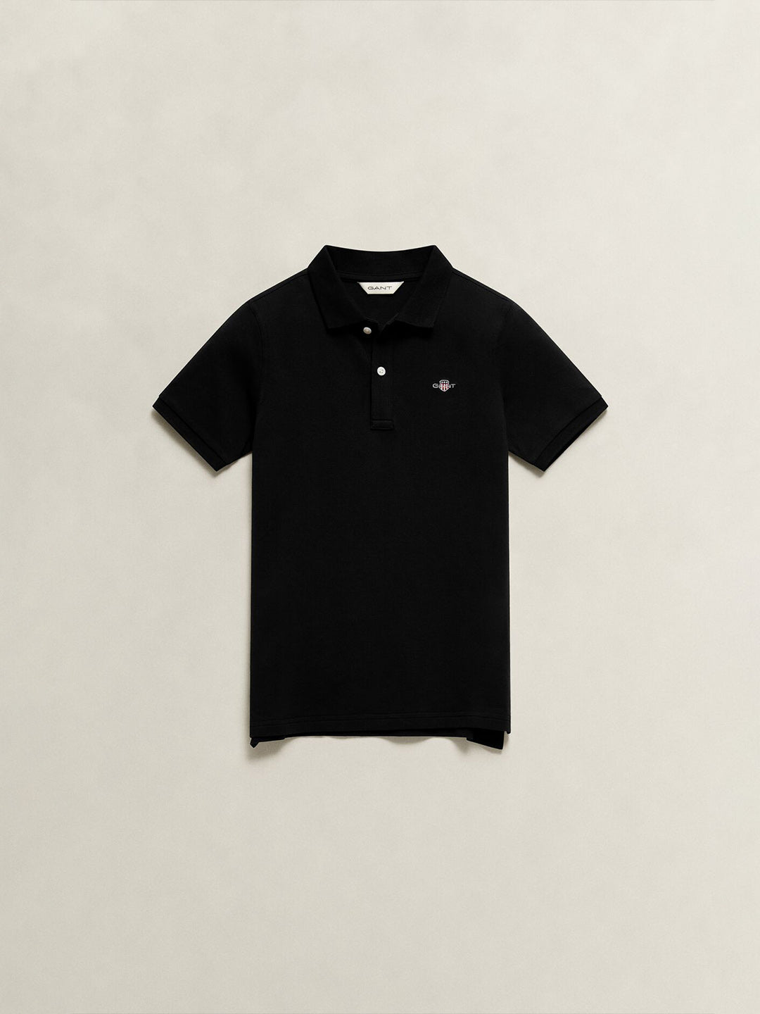 Gant Boys Cotton Black Polo T-Shirt