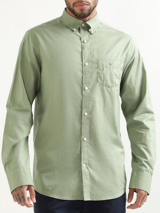 Gant Green Regular Fit Shirt