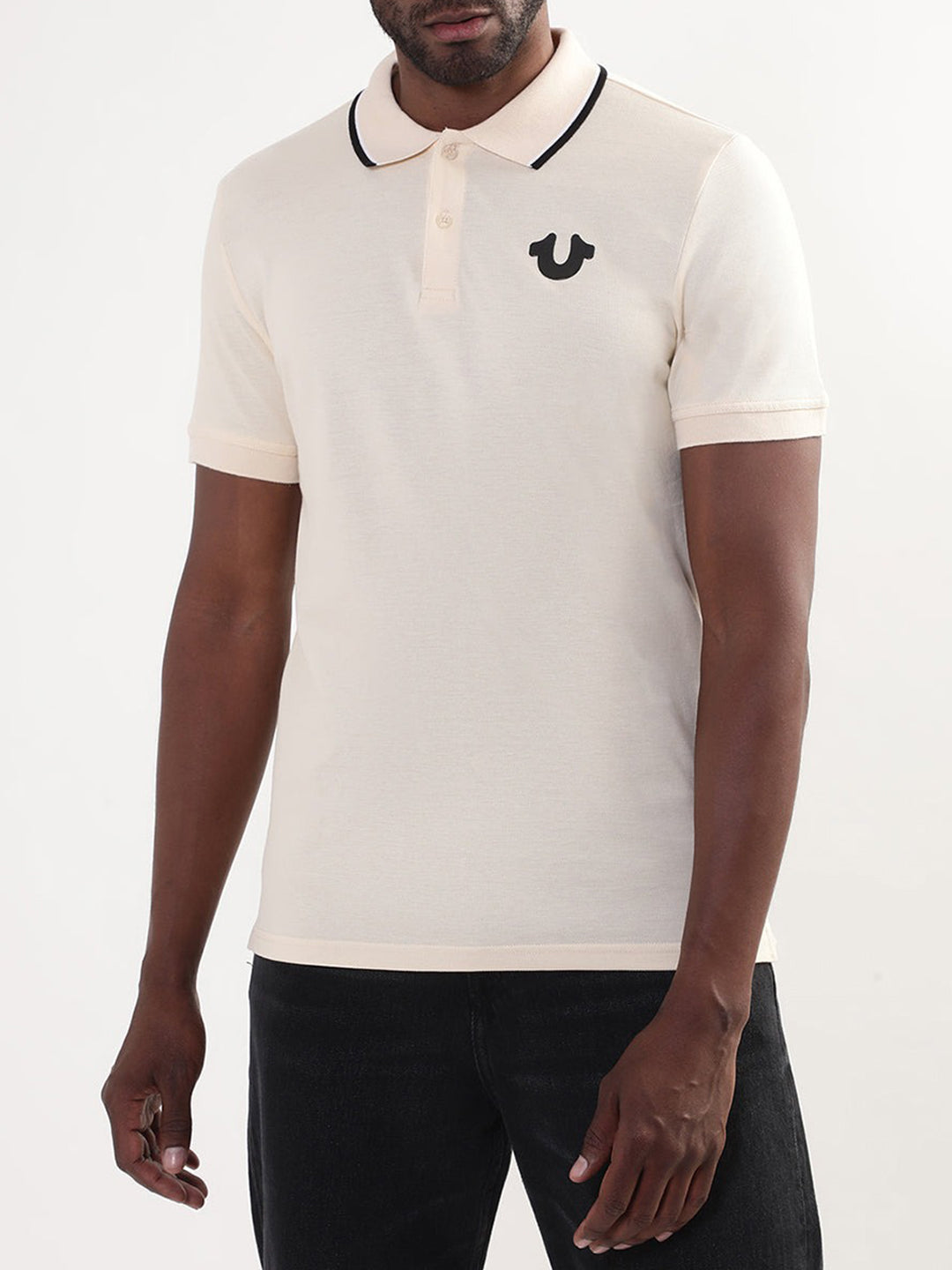 True Religion Vanilla Regular Fit Polo T-Shirt