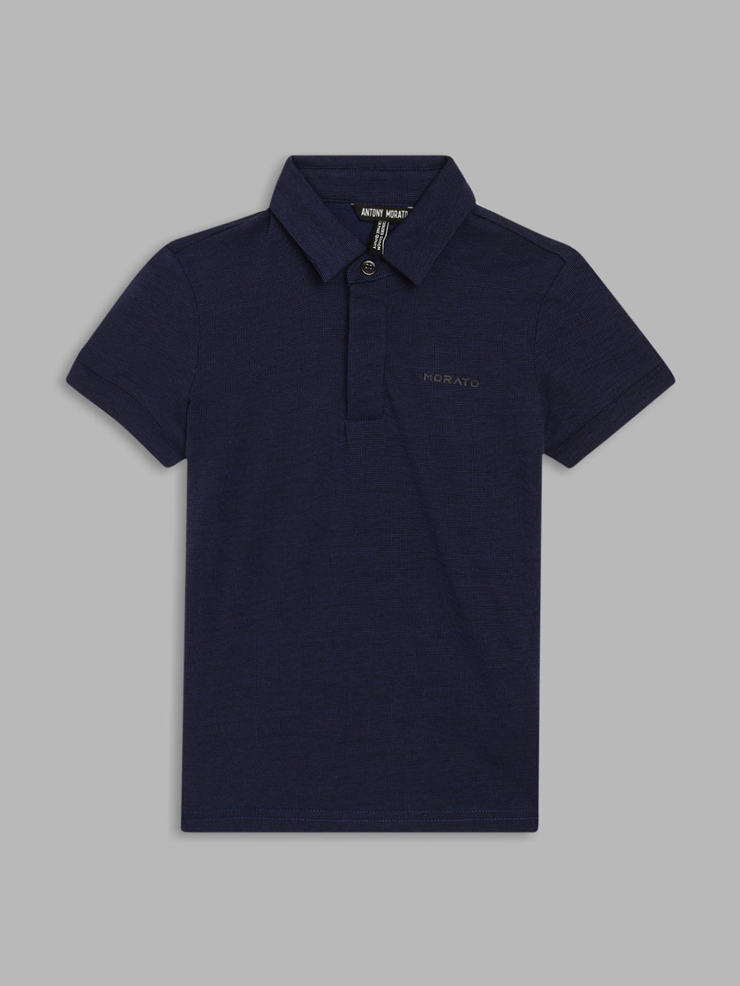 Antony Morato Kids Navy Regular Fit Polo T-Shirt
