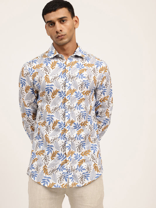 Harsam Men Multi Printed Collar Shirt
