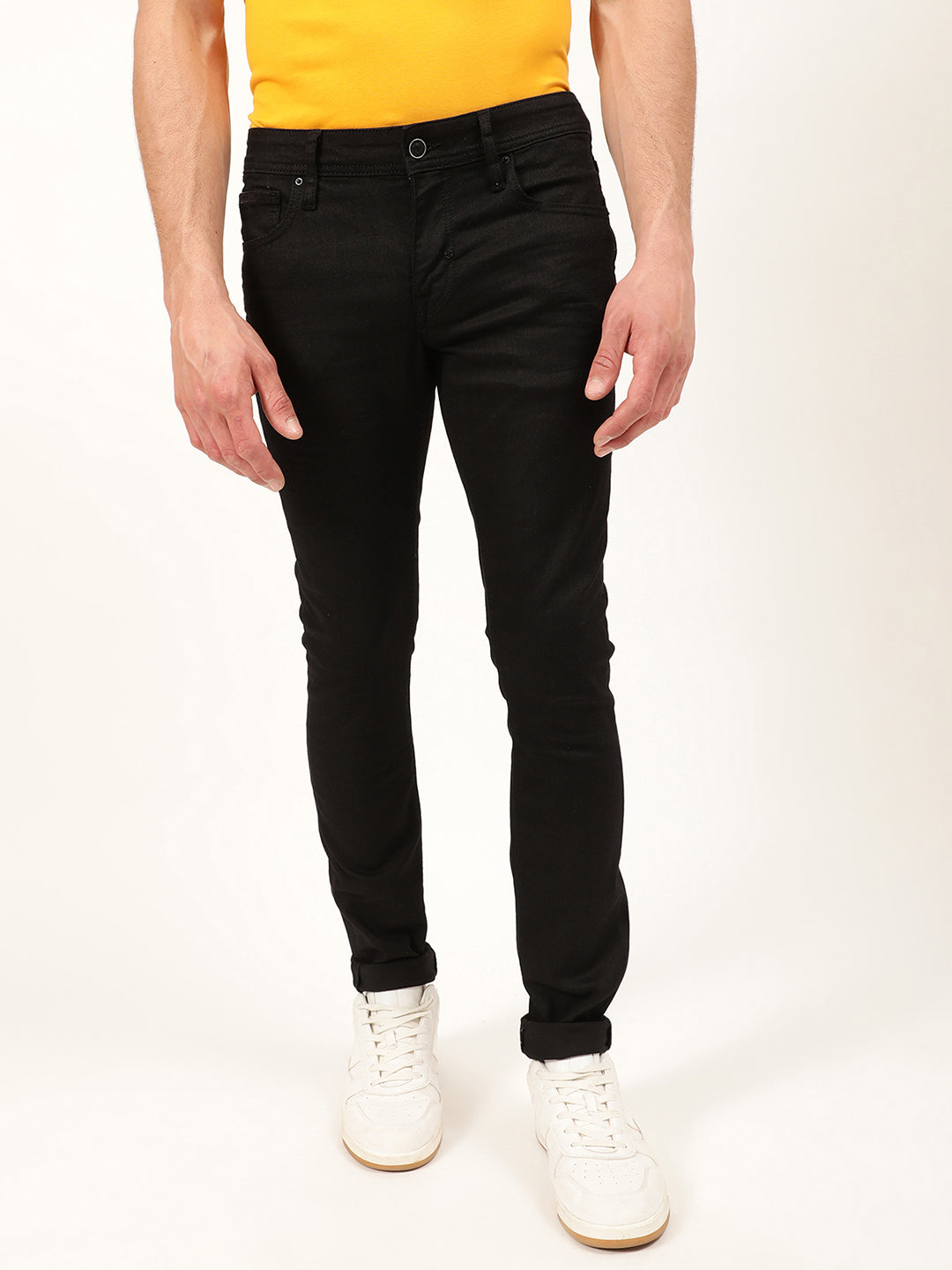 Antony Morato Men Black Tapered Fit Jeans