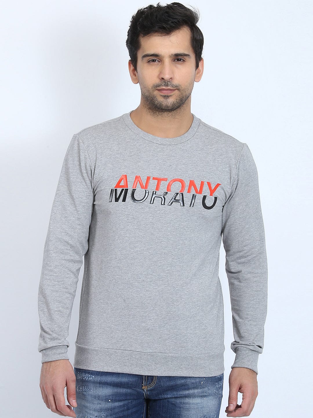 Antony Morato Men Grey Tshirt