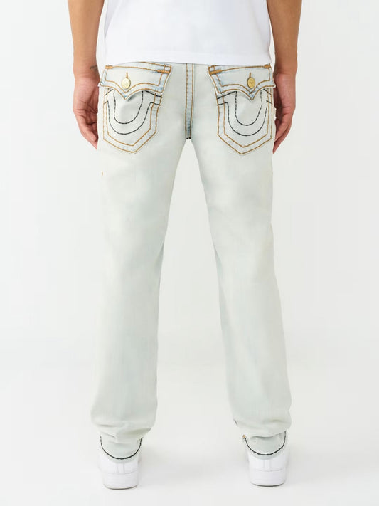 True Religion Men Grey Rocco Super T Skinny Fit Jeans