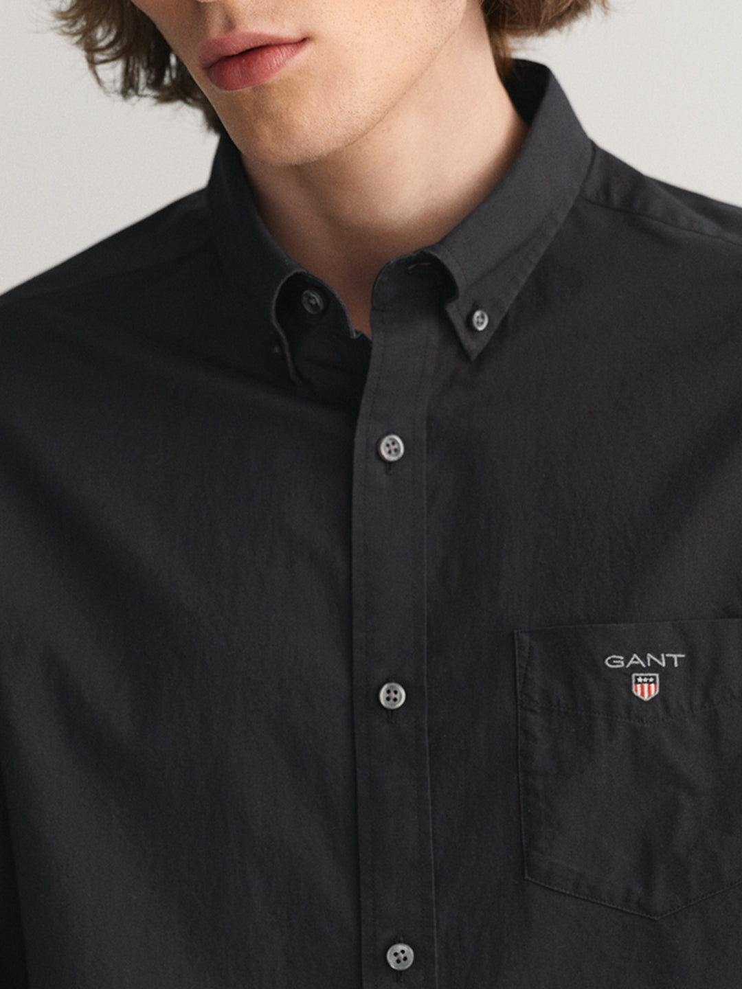 Gant Black Regular Fit Shirt
