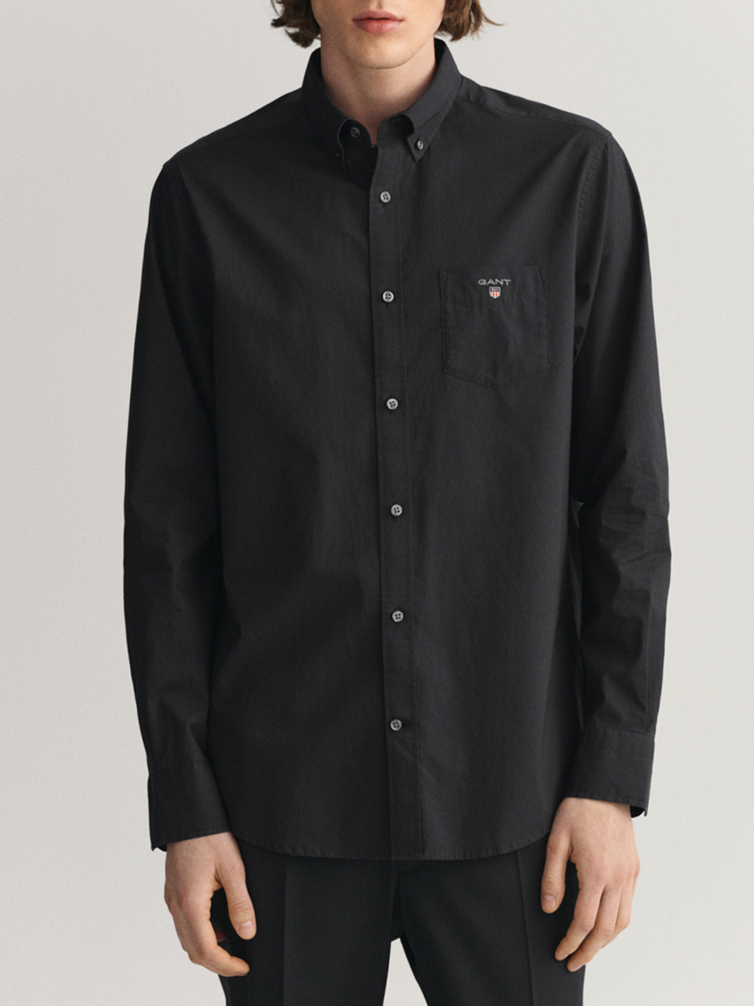 Gant Black Regular Fit Shirt