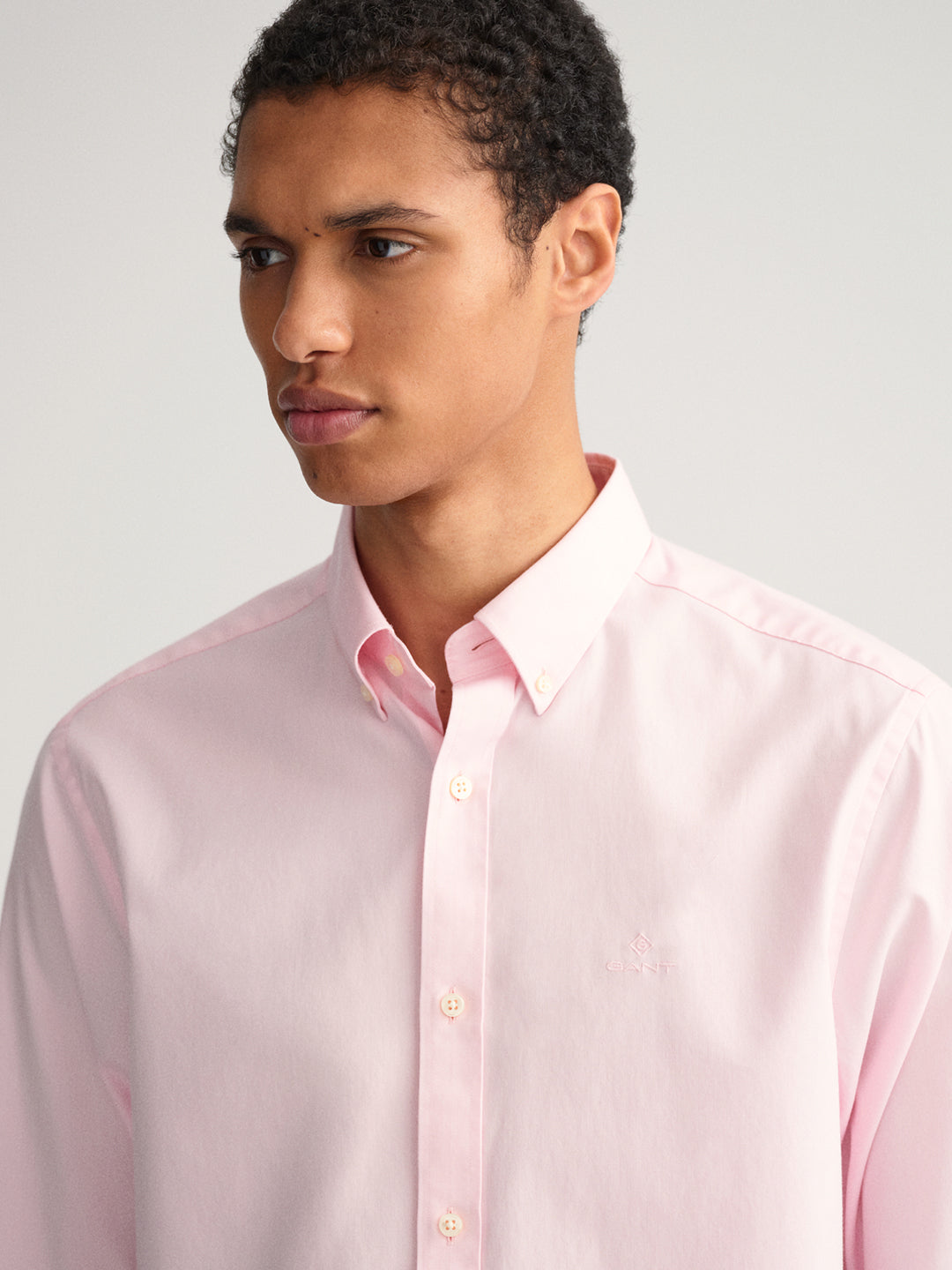 Gant Men Pink Classic Casual Shirt