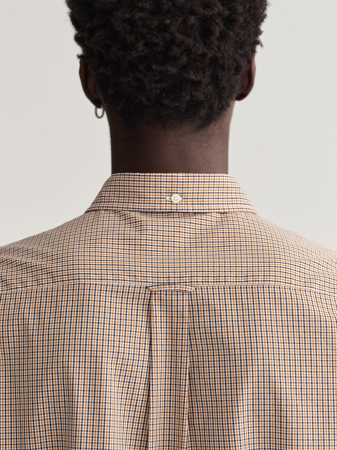 Gant Orange Checked Regular Fit Shirt