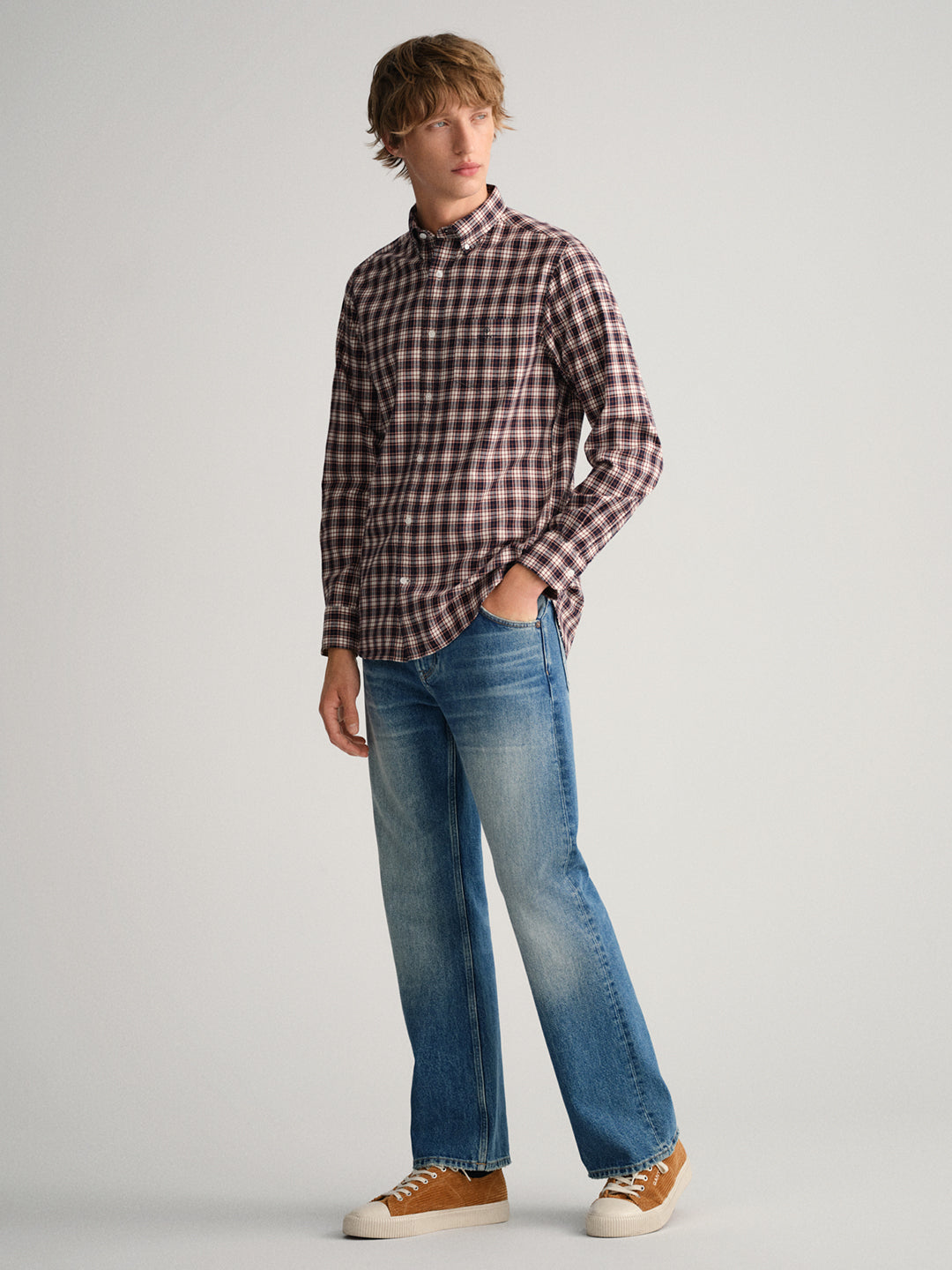 Gant Multi Checked Regular Fit Shirt