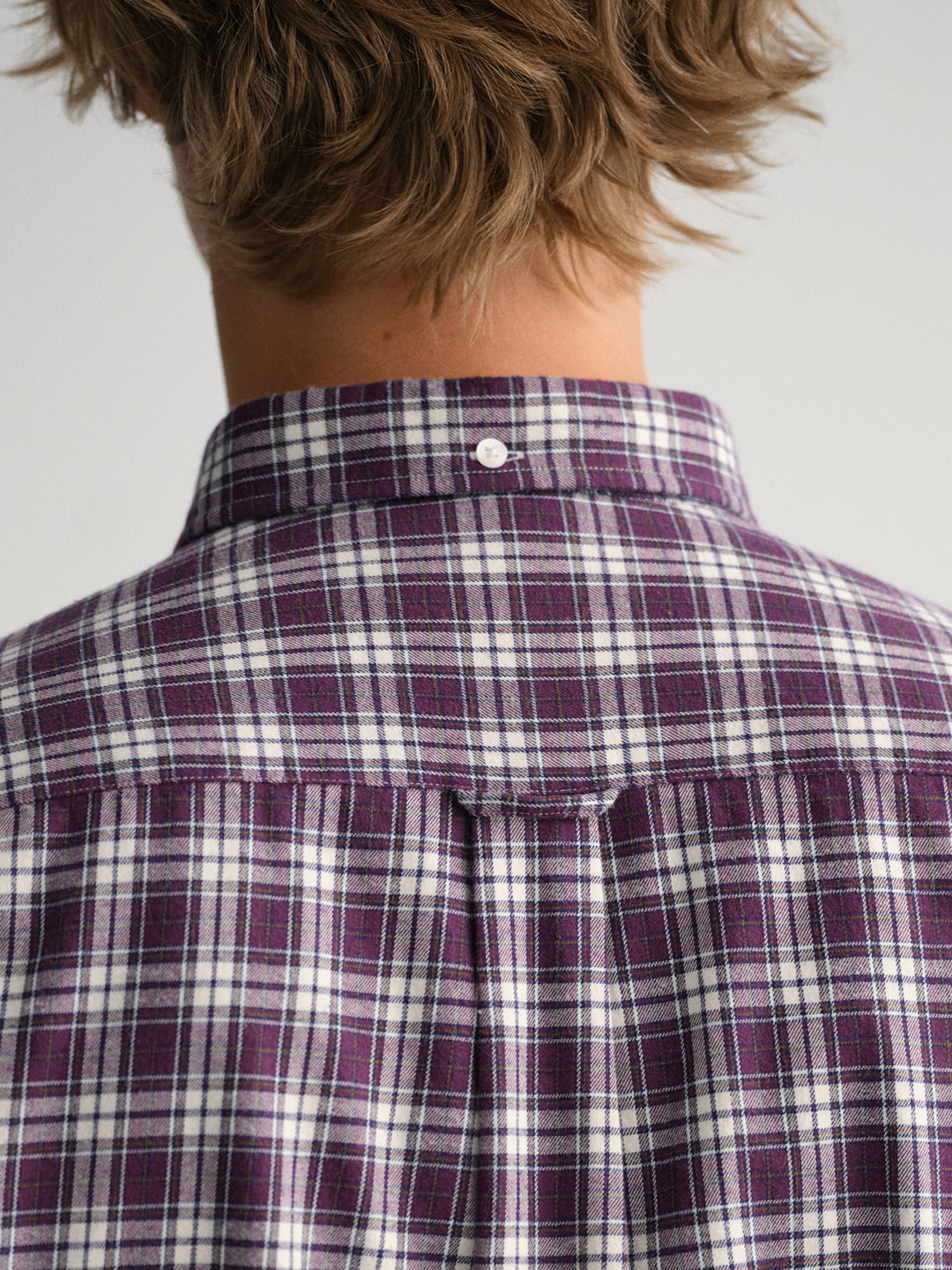 Gant Purple Checked Regular Fit Shirt