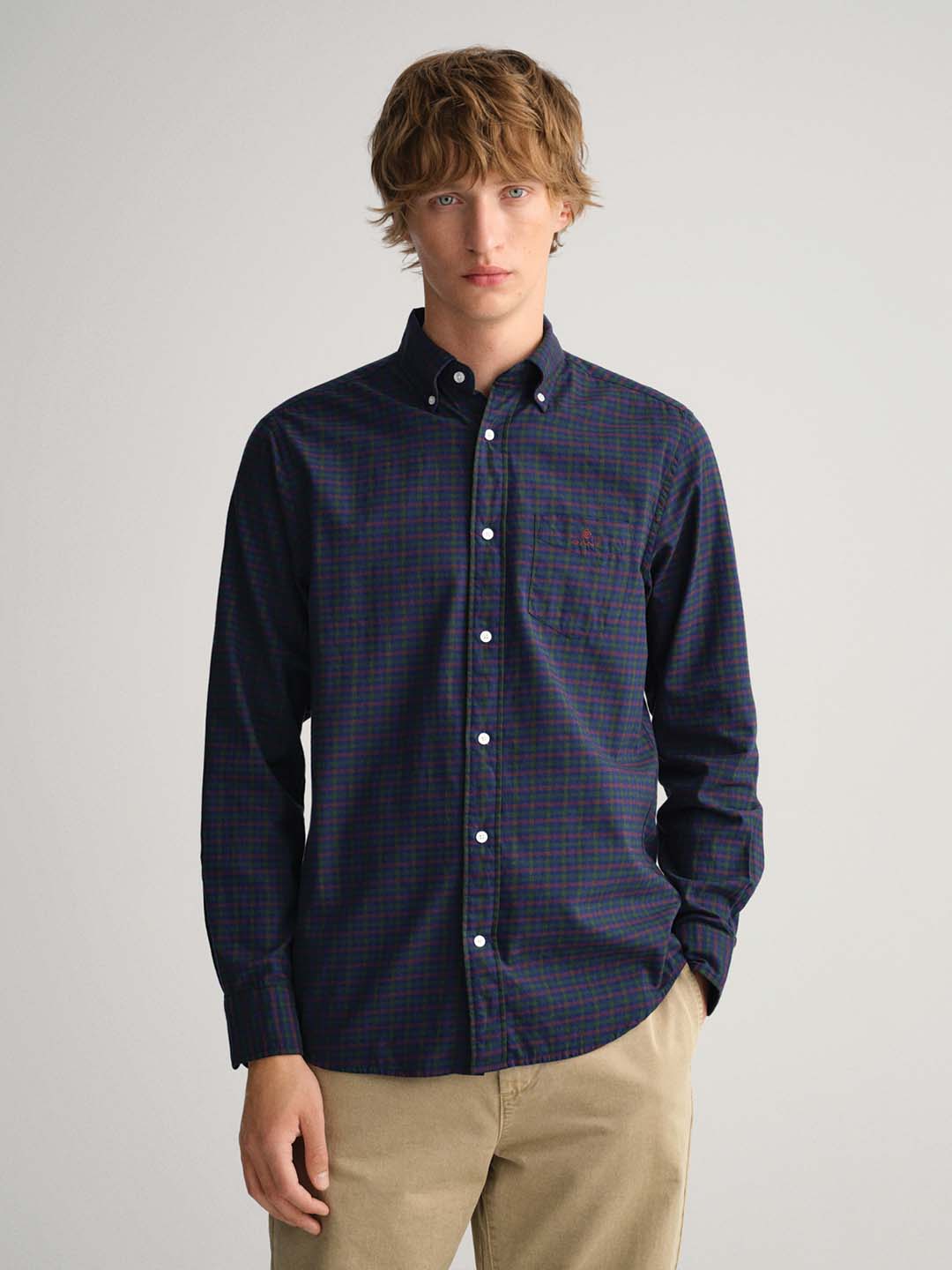 Gant Multi Checked Regular Fit Shirt