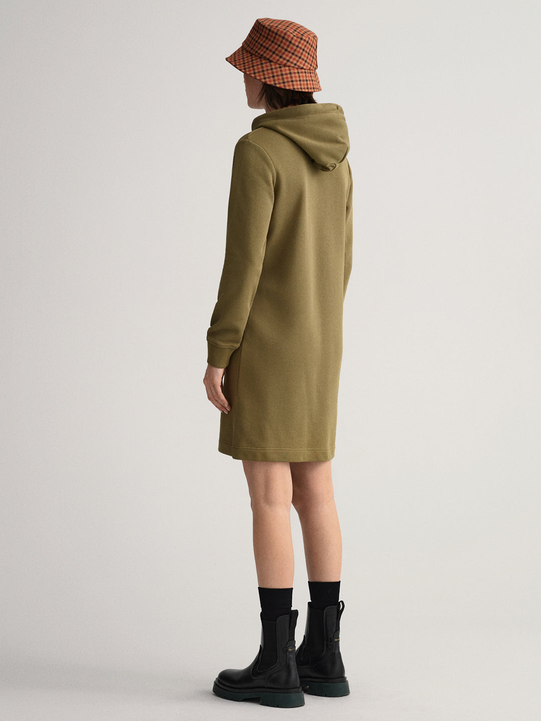 Gant Women Green Printed Hooded Sweatshirt