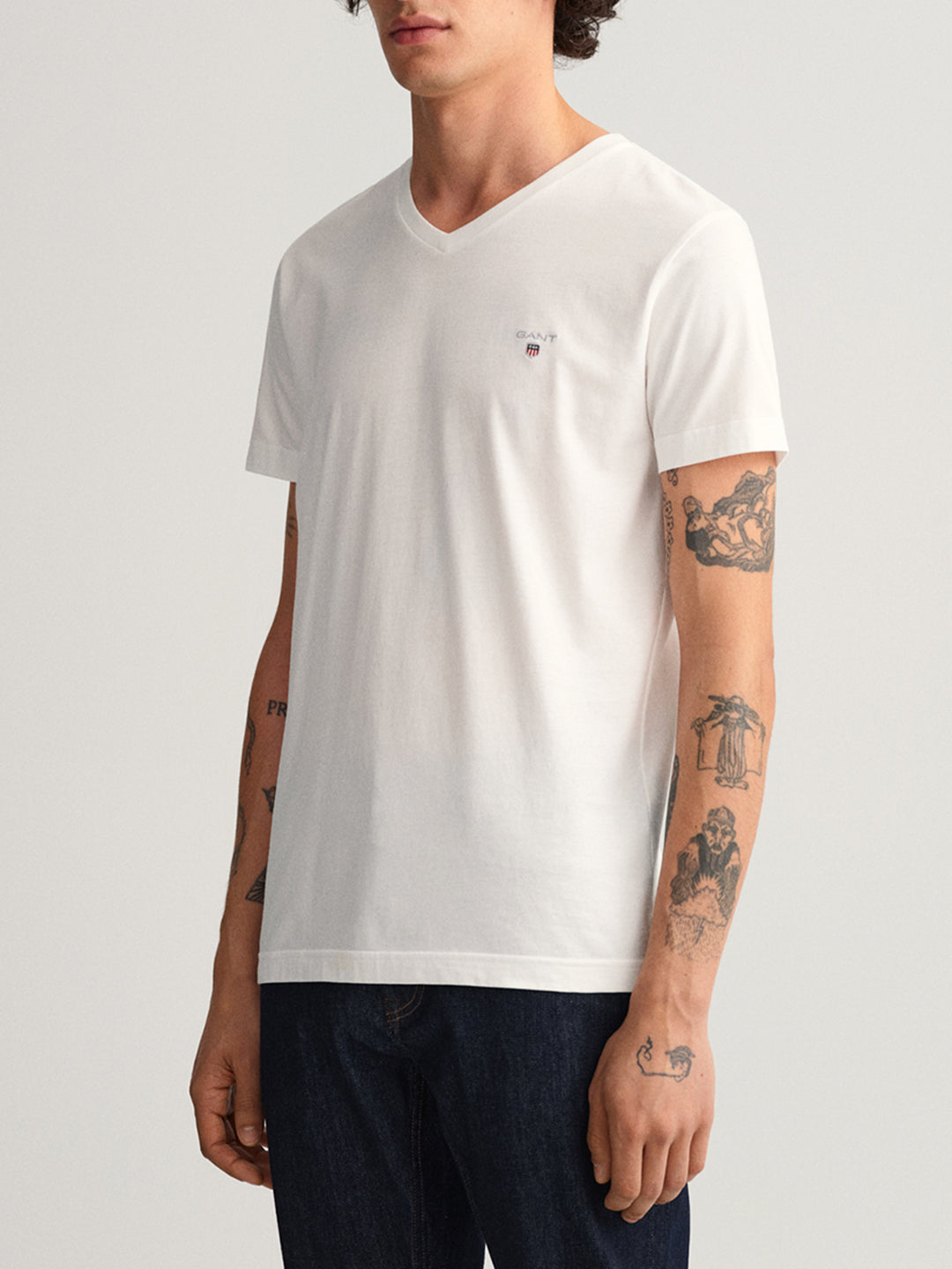 Gant White Original Slim Fit T-Shirt