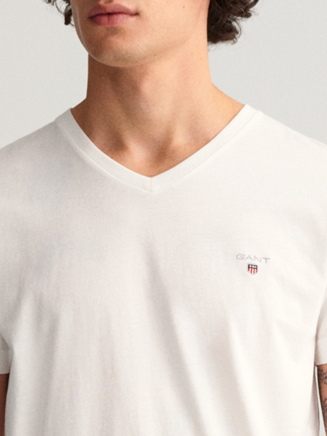 Gant White Original Slim Fit T-Shirt